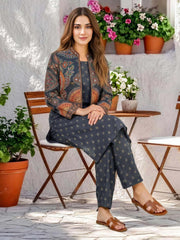 2 Piece Lawn Suit- Embroidered (Pret)