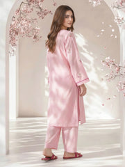 2 Piece Lawn Slub Suit- Embroidered (Pret)
