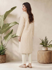 2 Piece Self Jacquard Suit (Pret)