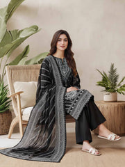 2 Piece Lawn Slub Suit (Pret)