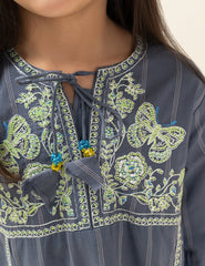 BUTTERFLY EMBROIDERED DRESS