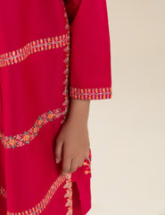 2 PIECE FLORAL EMBROIDERED SUIT
