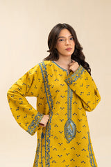 2 PIECE EMBROIDERED BROCHIA JACQUARD SUIT (PRET)