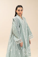 3 PIECE EMBROIDERED LAWN SUIT (LUXURY PRET)