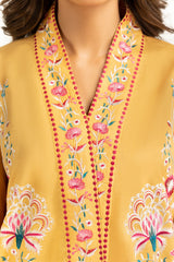 Cambric Embroidered Co-Ord Set