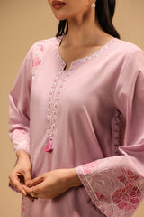Cambric Embroidered Co-Ord Set