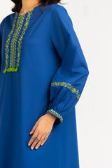 Cambric Embroidered Co-Ord Set