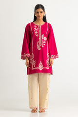 Cambric Embroidered Co-Ord Set