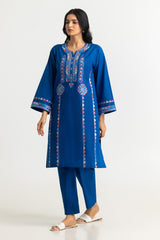 Cambric Embroidered Co-Ord Set