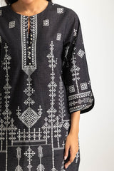 Cambric Printed Co-Ord Set With Embroidered