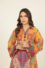 Cambric Printed Long Shirt