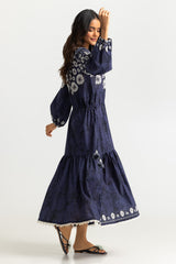 Cambric Printed Long Shirt