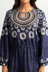 Cambric Printed Long Shirt