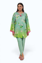 Cotton Bana Dora Embroidered Co-Ord Set
