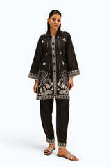 Cotton Bana Dora Embroidered Co-Ord Set