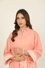 Cotton Bana Dora Embroidered Co-Ord Set