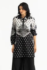 Cotton Viscose Slub Printed Co-Ord Set
