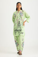 Cross Hatch Printed Co-Ord Set