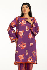Cross Slub Printed Co-Ord Set