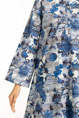 Cross Slub Printed Co-Ord Set