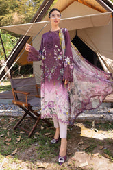 3 Piece Unstitched Embroidered Lawn Suit
