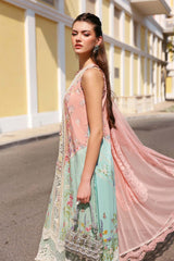3 Piece Unstitched Embroidered Lawn Suit