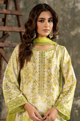 3-PC Stitched Embroidered Lawn SLC27-01P