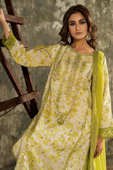 3-PC Stitched Embroidered Lawn SLC27-01P