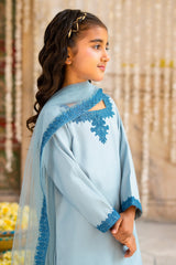 3-PC Embroidered Raw-Silk CKP-6-381