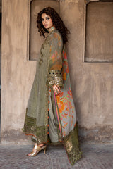 3-PC Stitched Embroidered Chiffon Collection VSLW6-05P