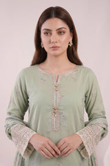 3 Piece Embroidered Lawn Suit