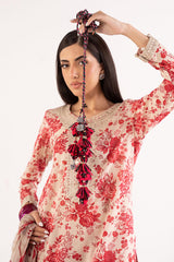 3 Piece Embroidered Lawn Suit