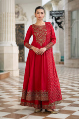 3 Piece Embroidered Dobby Lawn Suit