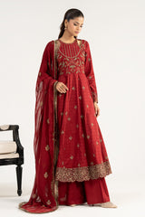 3 Piece Embroidered Dobby Lawn Suit