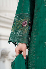 3 Piece Embroidered Dobby Lawn Suit