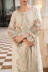 3 Piece Embroidered Self Jacquard Lawn Suit