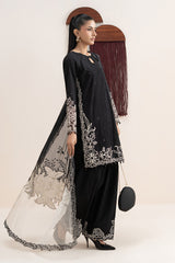 3 Piece Embroidered Dobby Lawn Suit