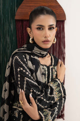3 Piece Embroidered Dobby Lawn Suit