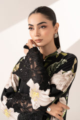 2 Piece Embroidered Arabic Lawn Suit