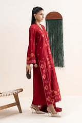 3 Piece Embroidered Arabic Lawn Suit