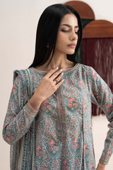 3 Piece Embroidered Lawn Suit