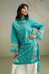 3 Piece Embroidered Dobby Lawn Suit