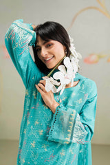 3 Piece Embroidered Dobby Lawn Suit
