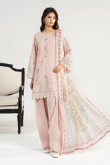 3 Piece Embroidered Lawn Suit