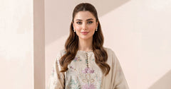 3 Piece Embroidered Dobby Jacquard Suit