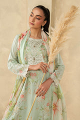 3 Piece Embroidered Dobby Lawn Suit