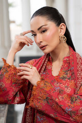 3 Piece Embroidered Lawn Suit