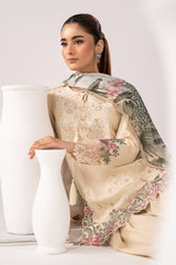 3 Piece Embroidered Dobby Lawn Suit