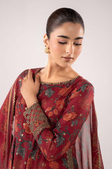 3 Piece Embroidered Lawn Suit