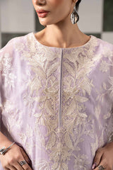 3 Piece Embroidered Cotton Net Suit